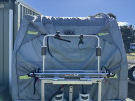 Photo by Jason. Aug 2026 - Fiamma Bike-Block Pro 1 Securing Arm - Black / 125-170mm - Suits 1st Bike