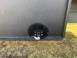 Photo by Simon From NSW. Aug 2026 - Lock Handle with Barrel & 2 Keys - Black - Suits Freucamp & Sanjo Access / Service / Luggage Doors