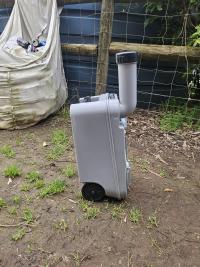Photo by Jessica From VIC. Aug 2026 - Cassette Drain Spout Cap & Seal - Suits Dometic CTS 3110 / CTS 4110 & Saneo Cassette Toilets