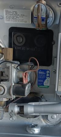 Photo by Shaun From TAS. Aug 2026 - Double-Reset Thermostat Cover - Suits Suburban SW6DEA Hot Water Systems