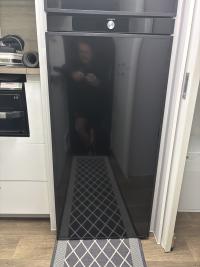Photo by Sue From QLD. Aug 2026 - Fridge Door Decor Panel - Black - Suits Dometic RUA5208X / RUC5208X / RUA8408X / RUC8408X Fridges