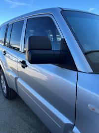 Photo by Cameron From VIC. Aug 2026 - MSA 4X4 Towing Mirrors - Black, Electric - Suits Mitsubishi Pajero NM / NS / NT / NW / NX 10/2001-2021 Vehicles