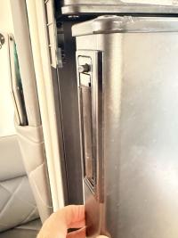 Photo by Gerard From WA. Aug 2026 - Freezer Door Lock Handle Set - Right-Hinged - Suits Thetford T1274 Fridges