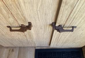 Photo by Matthew From VIC. Sep 2026 - Millard Cupboard Catch - Brown / 2 Piece - Suits 10mm Doors