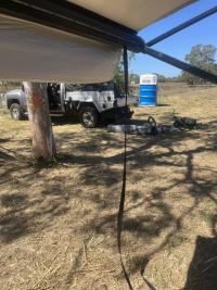 Photo by Erin From QLD. Sep 2026 - Awning Pull Strap - Black / 2.29m - Suits Lippert Solera Manual Pull-Style Awnings