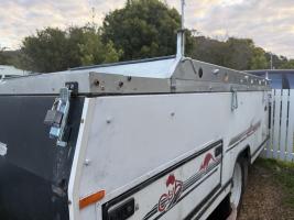 Photo by Glenn From NSW. Sep 2026 - Lockable Roof Toggle Clamp with J-Hook - Silver - Suits Pop-Top Caravans & Camper Trailers