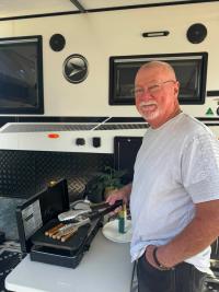 Photo by Daniel From NSW. Sep 2026 - Dometic RV Gas Bayonet Hose - 2m - Male Bayonet x 1/4 inch Female BSP - Suits Dometic 1 Cook / 2 Cook / 3 Cook Turbo FFD Stoves