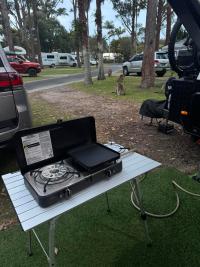 Photo by Daniel From NSW. Sep 2026 - Dometic RV Gas Bayonet Hose - 2m - Male Bayonet x 1/4 inch Female BSP - Suits Dometic 1 Cook / 2 Cook / 3 Cook Turbo FFD Stoves