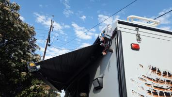 Photo by Anthony From SA. Sep 2026 - 12V Awning Motor Kit - Deep Black - Suits Fiamma F45s Awnings