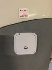 Photo by Scott From QLD. Sep 2026 - Winch Handle Access Door & Surround - 100mm Overall - Suits 60mm Square Cut-Outs in Jayco Wind-Up Campers