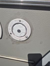 Photo by Dawn From NSW. Sep 2026 - Fiamma Lockable Water Filler - White / 110mm Flange / 80mm Cut-Out