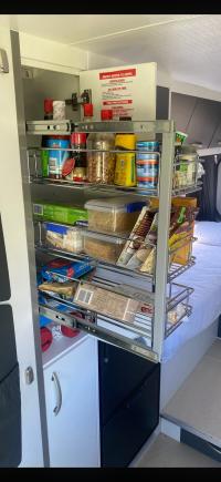 Photo by Sharon From NSW. Sep 2026 - Slide-Out Pantry Baskets - 110mm - 2 Pack