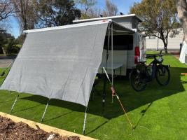 Photo by Stephen From VIC. Oct 2026 - CGear Sun Screen - 2750 x 1800mm - Suits Fiamma 3m Awnings