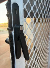 Photo by Amy From WA. Oct 2026 - Camec 3-Point Door Lock Kit - Right-Hand Hinge / Viewed from Outside / One-Key Compatible