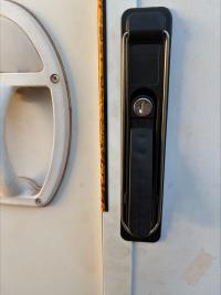 Photo by Amy From WA. Oct 2026 - Camec 3-Point Door Lock Kit - Right-Hand Hinge / Viewed from Outside / One-Key Compatible