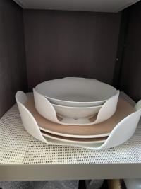 Photo by Pip From ACT. Oct 2026 - Stack-A-Plate Holders - White - 2 Piece