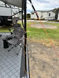 Photo by Craig From NSW. Oct 2026 - Awning Travel Lock - Black - Suits Carefree Fiesta & Spirit Awnings