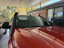 Photo by Gerald From NSW. Oct 2026 - MSA 4X4 Towing Mirrors - Black, Electric, Heated, Indicators, Blind Spot Monitoring - Suits Mitsubishi Triton MQ / MR 2015-02/2024 Vehicles
