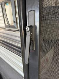 Photo by Shane From QLD. Oct 2026 - Door Lock with Barrel & Keys - Right-Hand Hinge, Viewed from Outside - Suits Milenco Columbia Doors