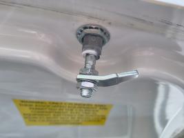 Photo by Lorraine From QLD. Oct 2026 - Boot Lid Lock with 2 Keys - White - Suits Jayco Caravan & Camper Boot Lids