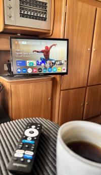 Photo by Dehne From QLD. Oct 2026 - Majestic Android Smart TV - 22 inch - DVD & Chromecast - 12V / 24V / 240V