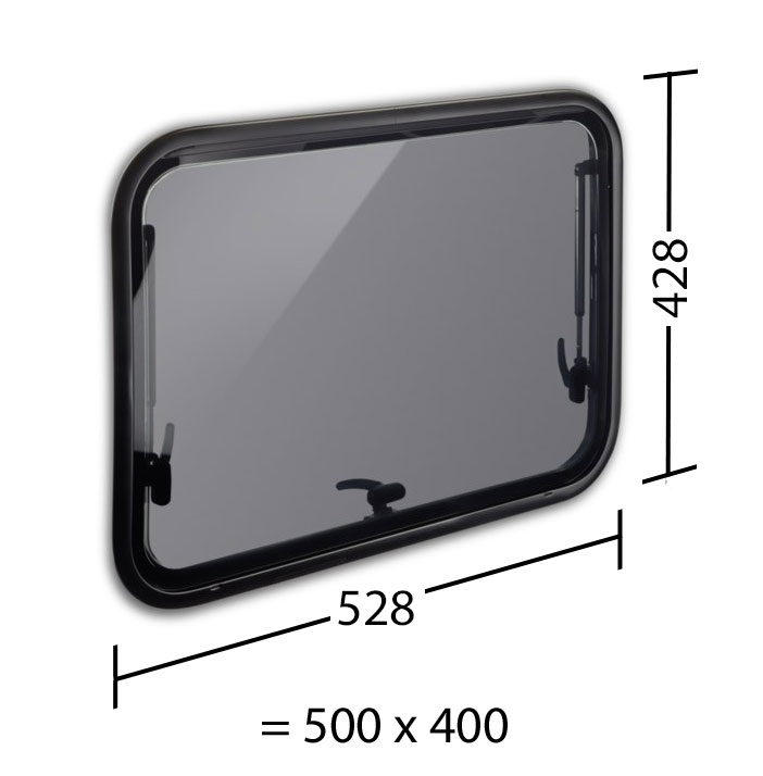 Measuring a Dometic Seitz S7P caravan window frame