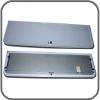Aluminium Boot Storage Door, 450mm x 1524mm, Gas Struts - White Frame, Stucco White Panel