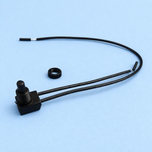 Fan On / Off Push-Button Switch - Black - Suits Jensen Roof Vents