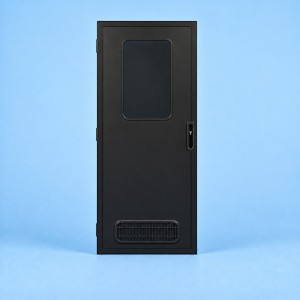 Camec Odyssey Aero Caravan Door - 4 Square Corners - 1750 x 622mm - Left-Hand Hinge - Black