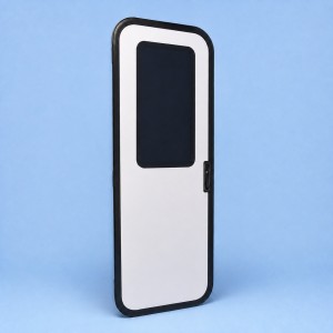 Camec Odyssey Aero Caravan Door - 4 Radius Corners - 1750 x 622mm - Left-Hand Hinge - White - No...