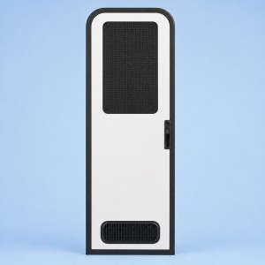 Camec Odyssey Aero Caravan Door - 2 Radius Corners - 1623 x 572mm - Left-Hand Hinge - White - No...