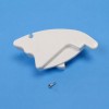 Right Lead-Bar End Cap - Polar White - Suits Fiamma F65 L / F65 Eagle Awnings