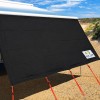 Coast V2 Sunscreen - 3,850mm W x 1,800mm H - Black - Suits Fiamma / Carefree Box Awnings