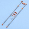 Carefree HD Awning Support Pole Kit - Satin - 2 Poles / 2 Head Types