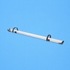 Fiamma Rail Plus Bike Carrier Rail - Anodised / 128cm / Black End Caps