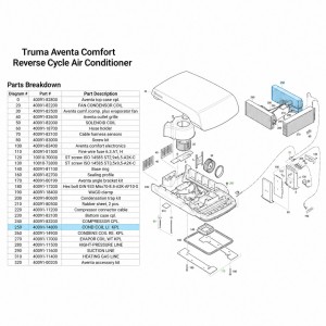 Condenser - Left - Suits Truma Aventa Air Conditioners