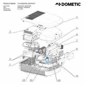 Capacitor - 20µF - Suits Dometic FreshJet 4 Air Conditioners