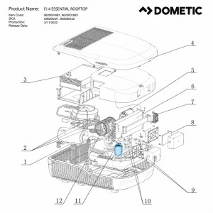 Capacitor - 20µF - Suits Dometic FreshJet 4 Air Conditioners