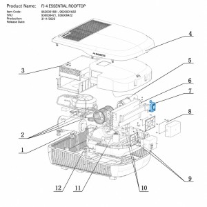 Heater - Suits Dometic FreshJet 4 Air Conditioners