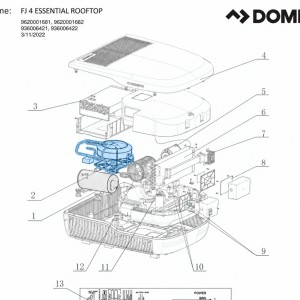 Evaporator Fan - Suits Dometic FreshJet 4 Air Conditioners