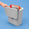 Aussie Traveller 5L DC Door Bin with Insert - Grey