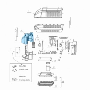 Upper Evaporator Housing - Suits AirCommand Cormorant MK2 Air Conditioners