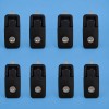 Access Door Lock Set - 8 Pack - Keyed Alike - Black - Suits Coast Access Doors 1-8