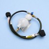 Keefer Two-Stage Gas Regulator Kit - LCC27 - Twin Cylinders - 600mm S-Core Pigtails - 5/16 inch SAE Test Point