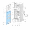 Fridge Door Assembly - Suits Thetford N4208 Fridges