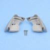 Lead Rail End Caps - Left & Right - Silver - Suits Thule 5200 Awnings