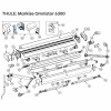 End Cap Plug & Gear Cover - White - Suits Thule 6300 12V Awnings