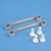 Spring Steel Arms with Locking Pins - 2 Pack - Suits Dometic Mini Heki S Roof Hatches