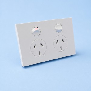 CMS C-Series Double-Pole Double Power Point - White