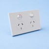 CMS C-Series Double-Pole Double Power Point - White